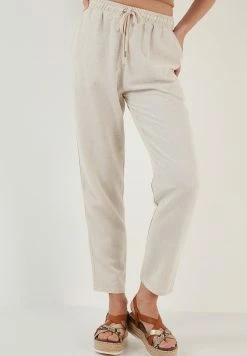 LELA Regular Fit - Broek - Beige -LELA Winkel 016acf696ee241578542d071f4fc173e