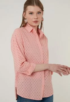 LELA Regular Fit - Overhemdblouse - Pink -LELA Winkel 02f3a6ec5e9d48f0a4dde3ec7759f9dc