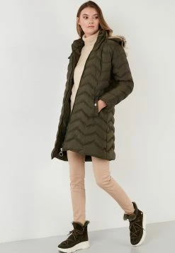 LELA Regular Fit - Winterjas - Light Khaki -LELA Winkel 036bfa05a64e400c8edf405646b8aee9