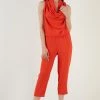 LELA Two Piece Set - Regular Fit - Broek - Orange -LELA Winkel 0388edfef512416c9970fc7f1f42bd29