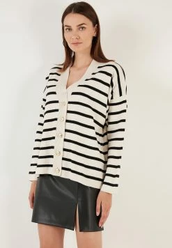 LELA Vest - Cream/Black