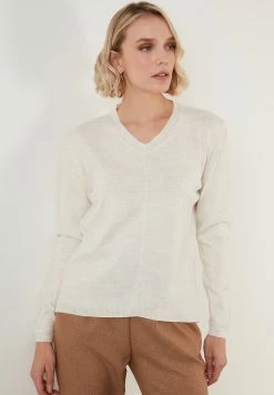 LELA Regular Fit - Trui - Ecru -LELA Winkel 0539252928894103bec06ddd3dd19877