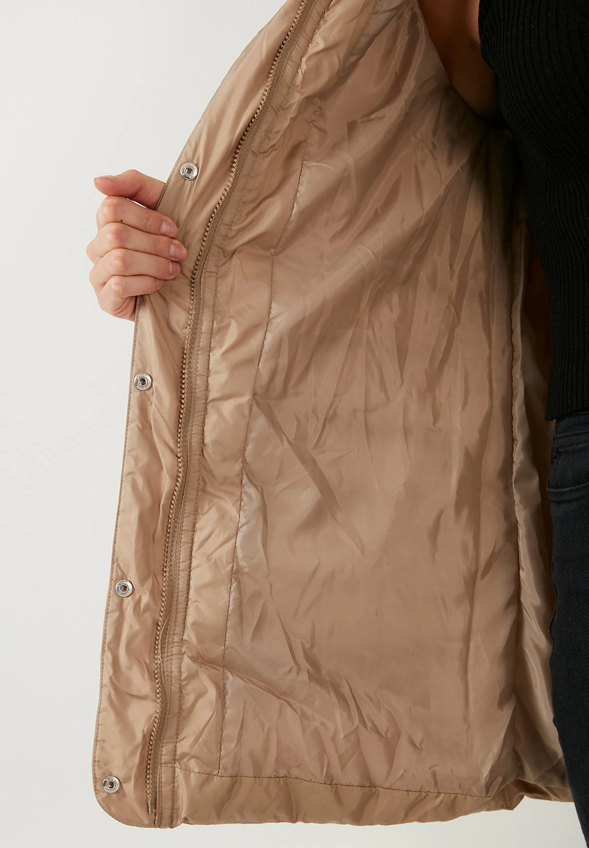 LELA Regular Fit - Winterjas - Dark Beige 6 LELA Regular Fit - Winterjas - Dark Beige - Afbeelding 4