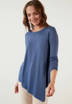 LELA Slim Fit - Longsleeve - Indigo -LELA Winkel 08adb03d06b84d92969e604e311b11ce