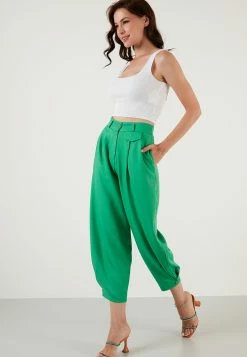LELA Broek - Green -LELA Winkel 09908c3528504a978c02573b86d8e539