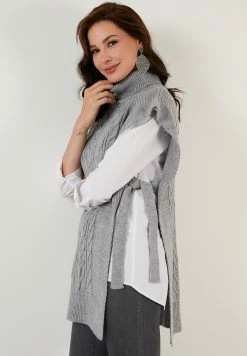 LELA Regular Fit - Trui - Grey -LELA Winkel 0a2af6b4f319494d9305f0975005aa4a