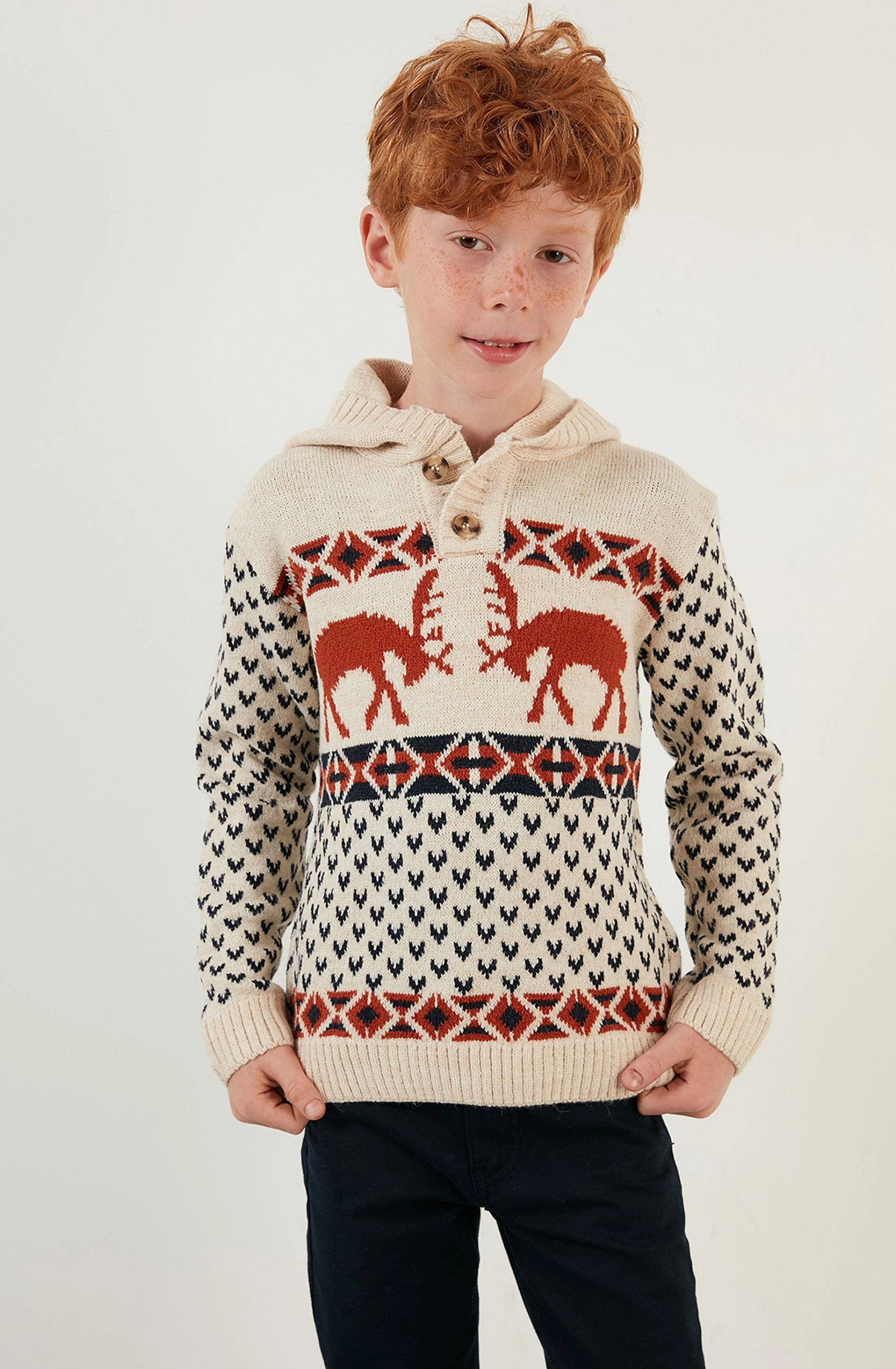 LELA Regular Fit - Hoodie - Beige 4 LELA Regular Fit - Hoodie - Beige - Afbeelding 2