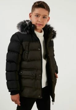 LELA Regular Fit - Winterjas - Black Khaki -LELA Winkel 0b1826b964c0411790841e21b6483110