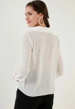 LELA Regular Fit - Blouse - Ecru -LELA Winkel 0b9dcf7ee8a64824a65b49de35b9b41c