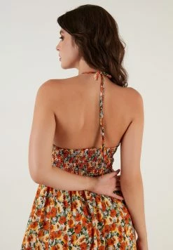 LELA Regular Fit - Jurk - Orange/Yellow -LELA Winkel 0c03f16ac42f40d0a3b8d33db14a8bcc