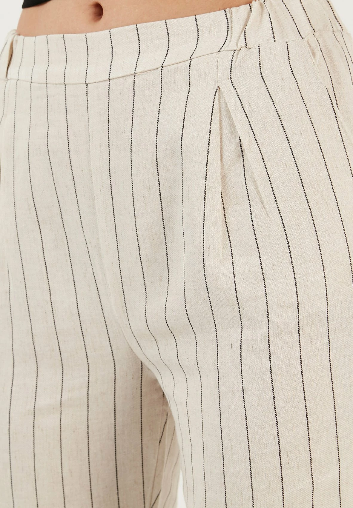 LELA Slim Fit - Broek - Ecru 6 LELA Slim Fit - Broek - Ecru - Afbeelding 4