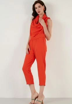 LELA Two Piece Set - Regular Fit - Broek - Orange -LELA Winkel 0dbf734ec241453cbd390225fbb77bfe