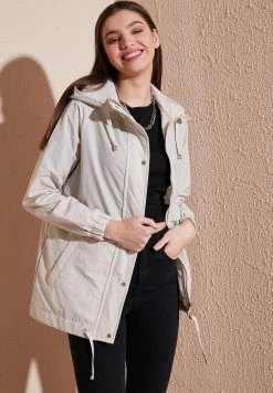 LELA Regular Fit - Parka - Stone 8 LELA Regular Fit - Parka - Stone -LELA Winkel 0e56db1111154010a7bbf82ce7f7ab60