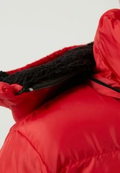 LELA Removable Hooded Inflatable - Winterjas - Red-Stone Colored-Navy Blue -LELA Winkel 0fc464da50e248bf89fb2476e7c903f2