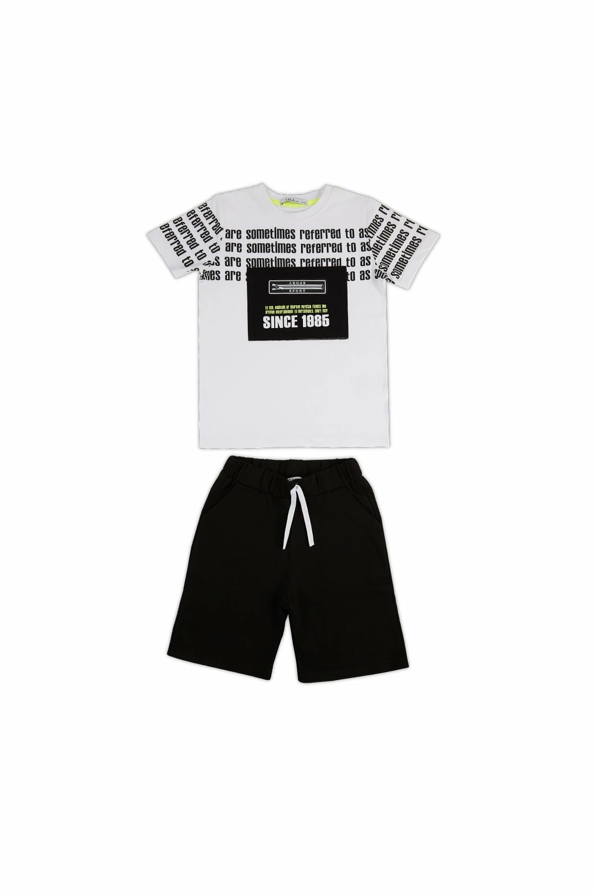 LELA Regular Fit Shorts And T-Shirt - Shorts - White 7 LELA Regular Fit Shorts And T-Shirt - Shorts - White - Afbeelding 5