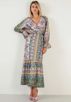 LELA Regular Fit - Maxi-Jurk - Pink