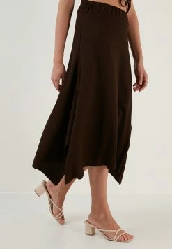 LELA A-Lijn Rok - Brown 11 LELA A-Lijn Rok - Brown -LELA Winkel 1172cc6bddb245f9b01455954910c8b5