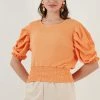LELA Blouse - Light Orange -LELA Winkel 11db7a0513a04435b3c4e5ed4616ba84