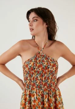 LELA Regular Fit - Jurk - Orange/Yellow -LELA Winkel 124cb98afc6b44c2858c86381923748c