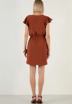 LELA Regular Fit - Jurk - Brick Red 9 LELA Regular Fit - Jurk - Brick Red -LELA Winkel 12b575ff56794010b1b857b68ed348bd