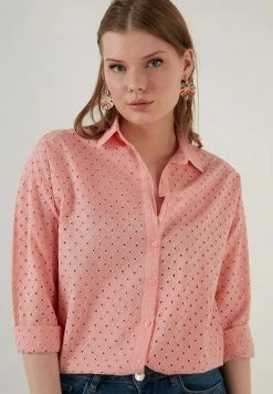 LELA Regular Fit - Overhemdblouse - Pink -LELA Winkel 12d466f1c4ce4a9f9db08b5f5e5eb458
