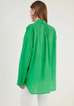 LELA Loose Fit - Overhemdblouse - Green -LELA Winkel 13102628943d4e2da52d94fddefd1b13