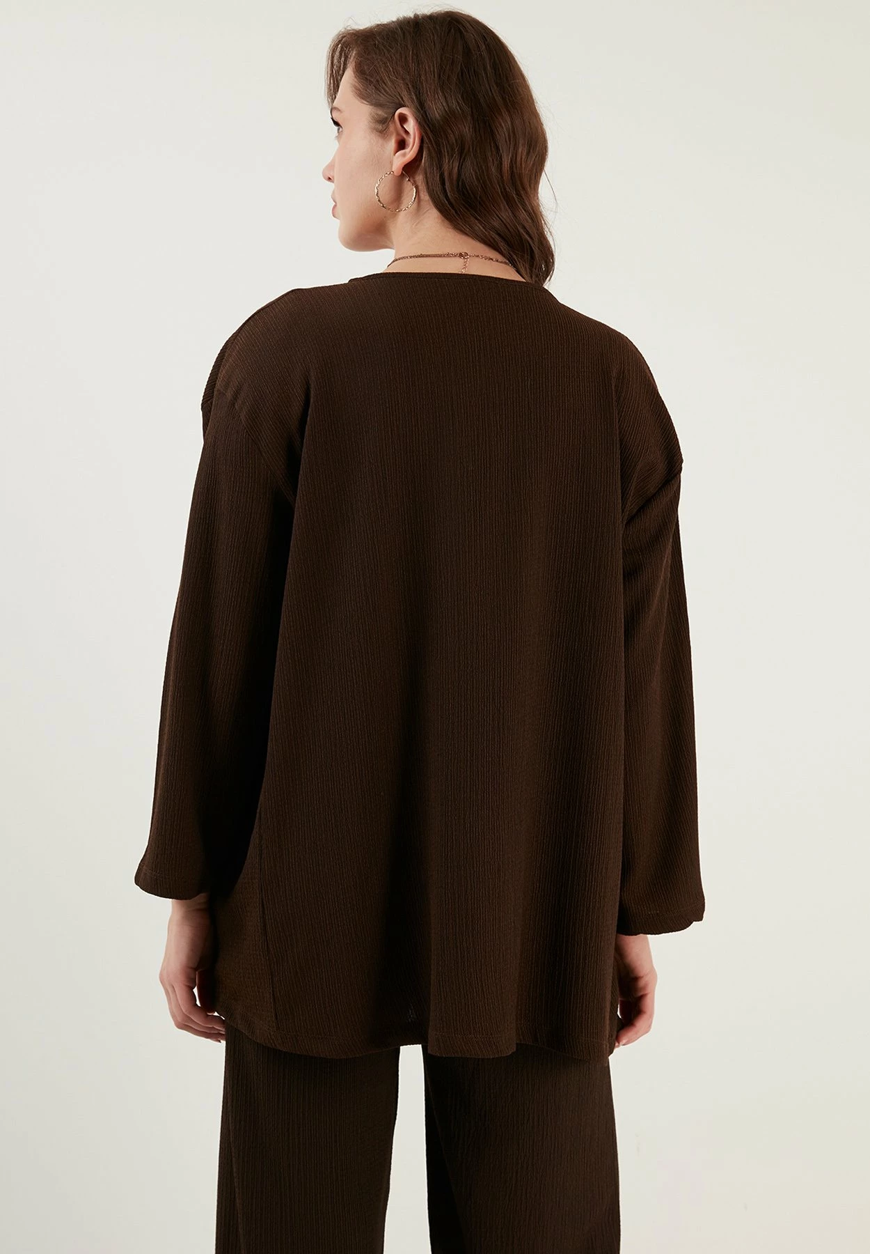 LELA Vest - Brown 5 LELA Vest - Brown - Afbeelding 3