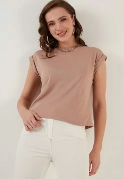 LELA Basic - T-Shirt Basic - Biscuit Color -LELA Winkel 1369e0c0312a441789e52fb4609951a0