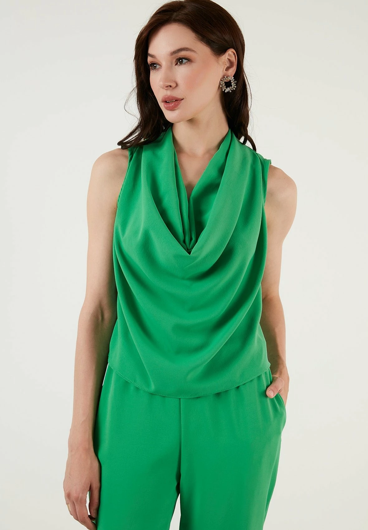 LELA Two Piece Set - Regular Fit - Broek - Green 5 LELA Two Piece Set - Regular Fit - Broek - Green - Afbeelding 3