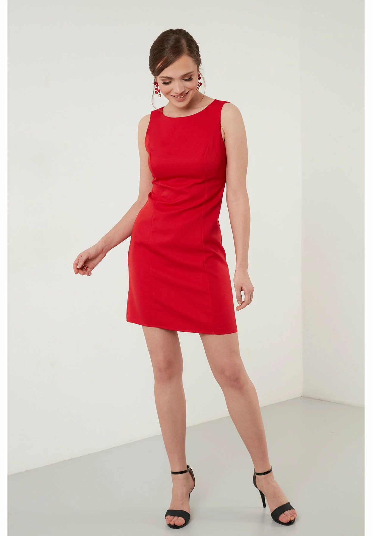 LELA Slim Fit - Etui-Jurk - Red 5 LELA Slim Fit - Etui-Jurk - Red - Afbeelding 3