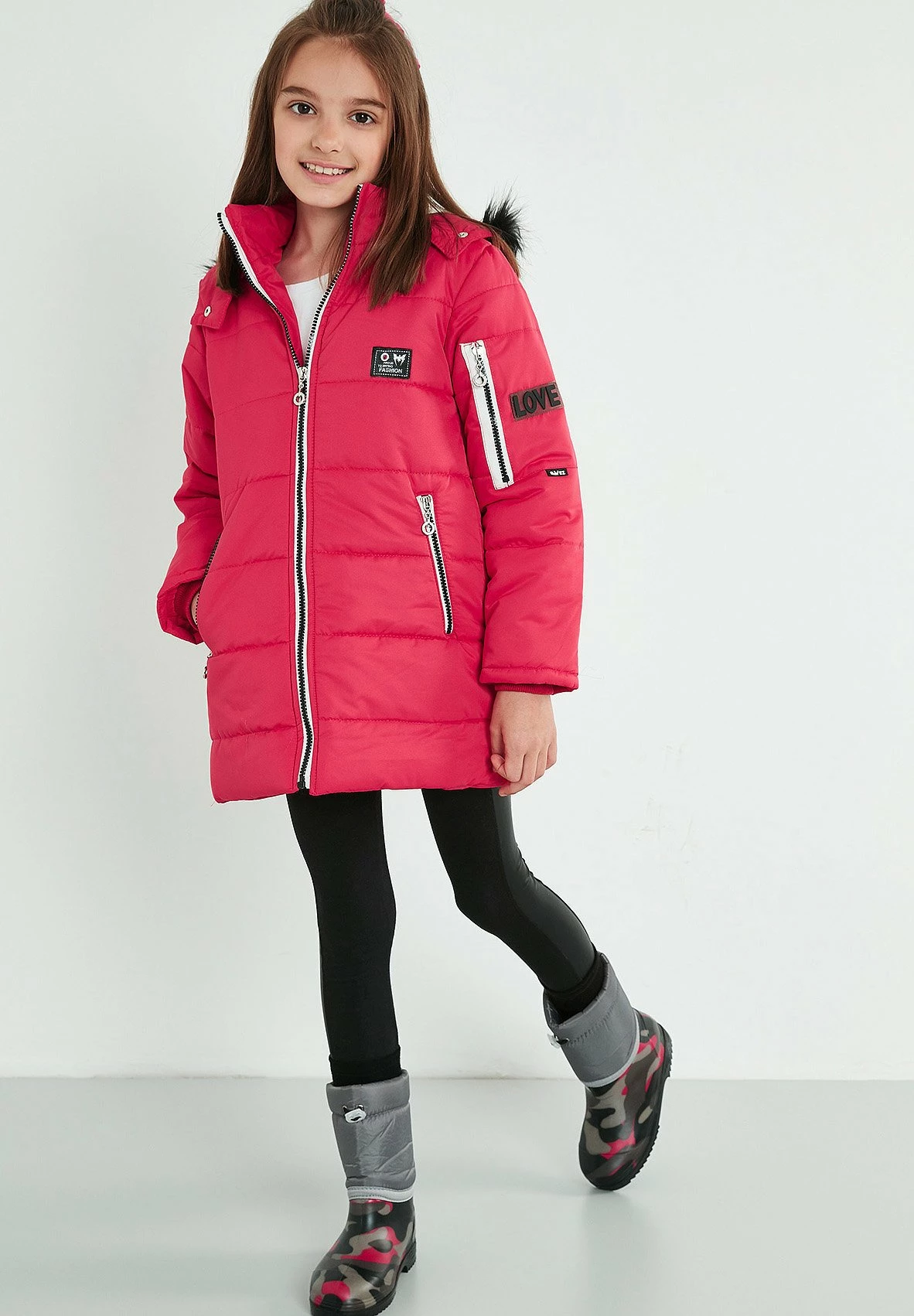 LELA Regular Fit - Winterjas - Pink 3 LELA Regular Fit - Winterjas - Pink