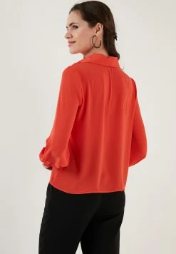 LELA Regular Fit - Blouse - Orange -LELA Winkel 170f96ab8ada4911986a5528cdddbe9e