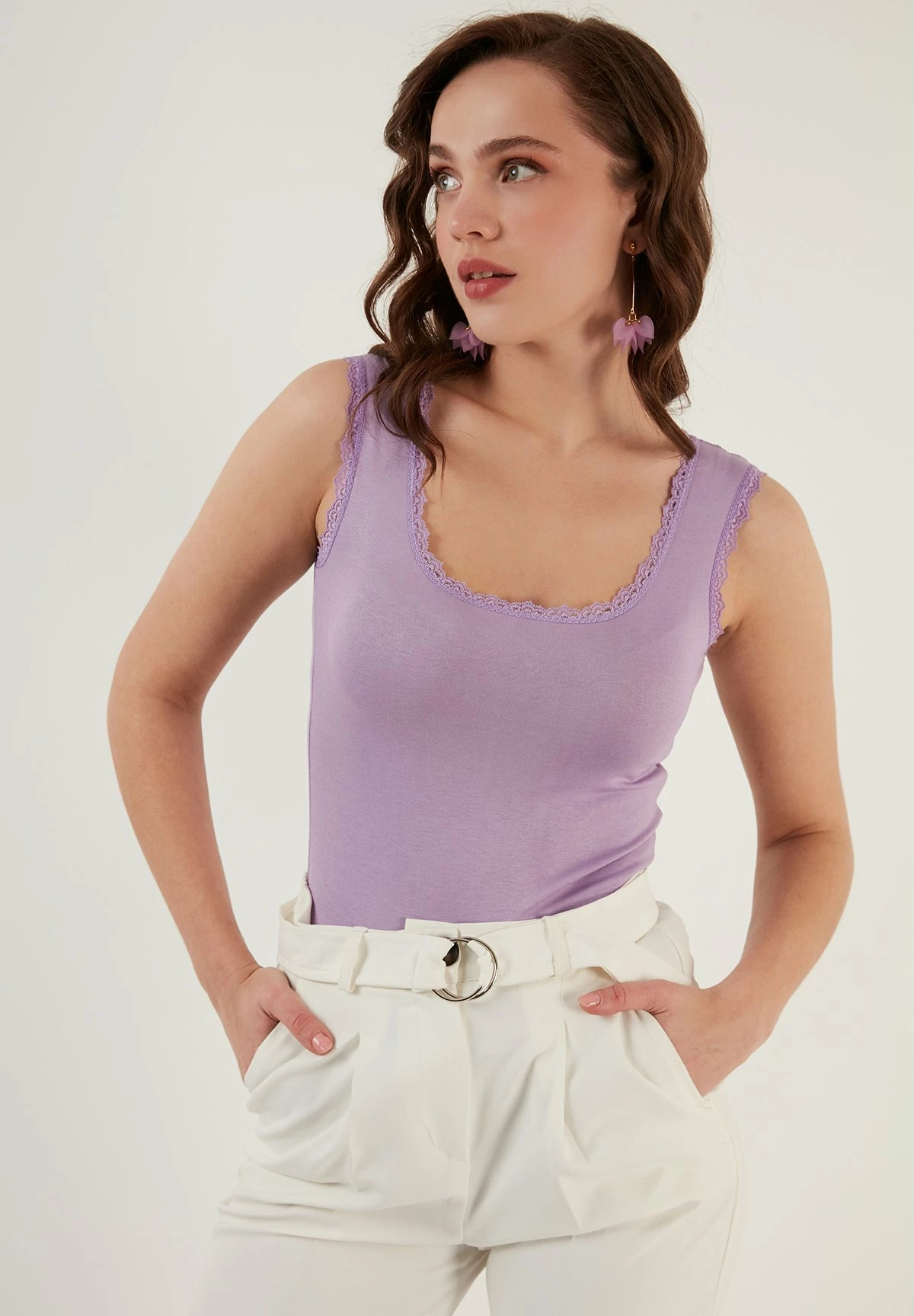 LELA Slim Fit - Top - Lilac 3 LELA Slim Fit - Top - Lilac