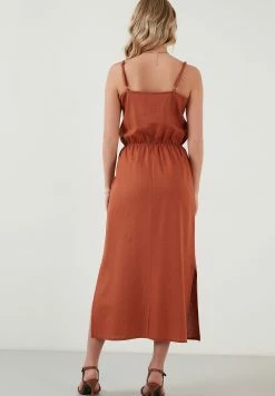 LELA Jurk - Brick Red -LELA Winkel 17185cbb625e436497bee99eccb20f9c