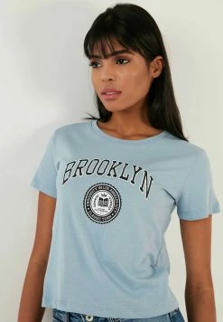 LELA T-Shirt Print - Baby Blue -LELA Winkel 184d36832a9c43a7a0fc44c9ee1bba53