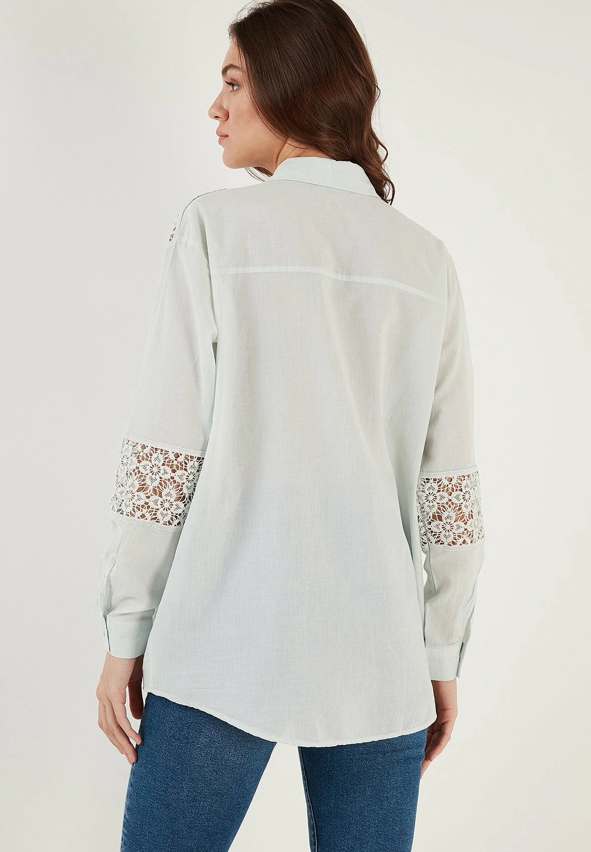 LELA Regular Fit - Overhemdblouse - Mint 5 LELA Regular Fit - Overhemdblouse - Mint - Afbeelding 3