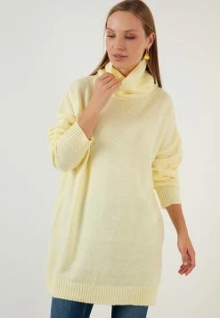 LELA Loose Fit - Trui - Yellow -LELA Winkel 1d3daf570db0498ea5ceec35c0ea6782