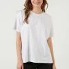 LELA Crew Neck- T-Shirt Basic - White