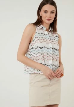 LELA Regular Fit - Overhemdblouse - White Snuff -LELA Winkel 2009d88635a647d48c569bc0d1a2a0eb