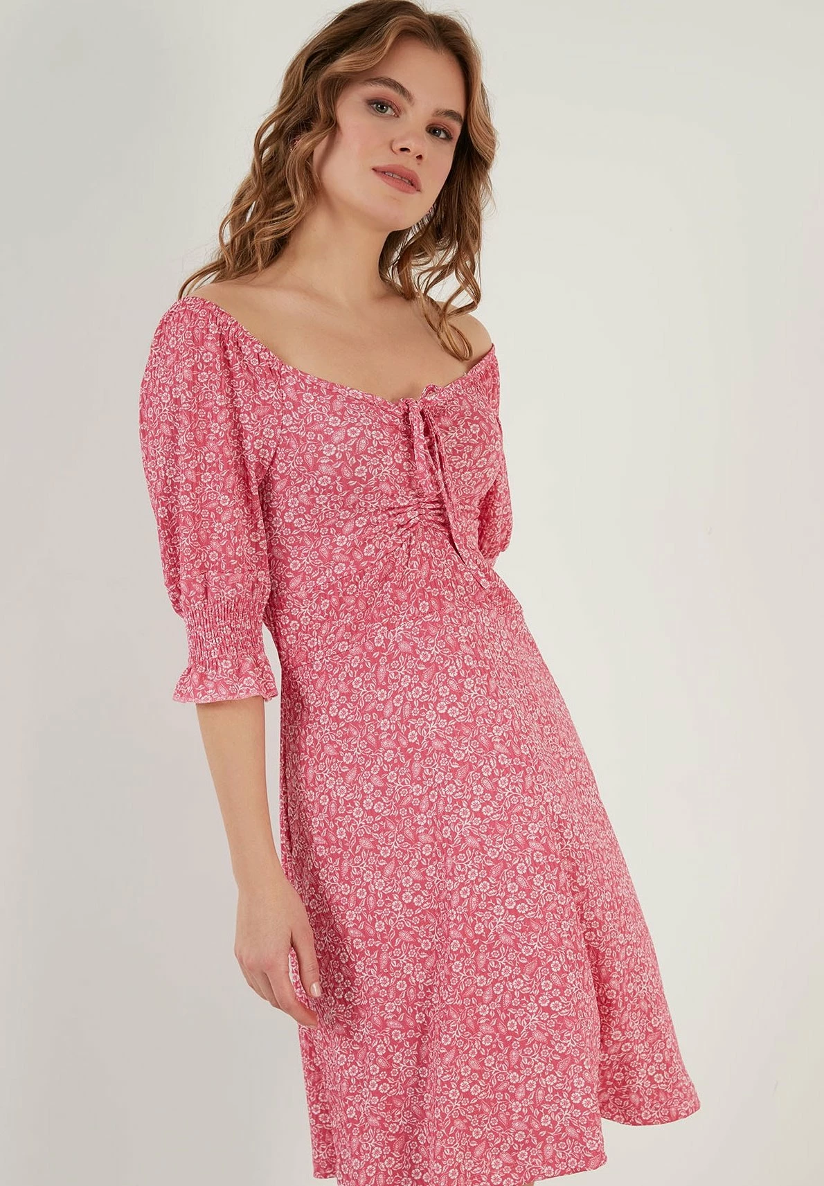 LELA Jurk - Fuchsia 7 LELA Jurk - Fuchsia - Afbeelding 5