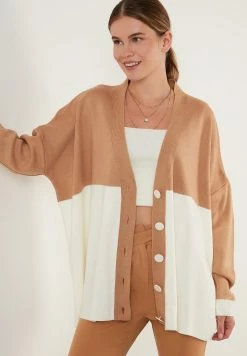 LELA Vest - Ecru Camel -LELA Winkel 22751b81af2046a888b172befd964f51