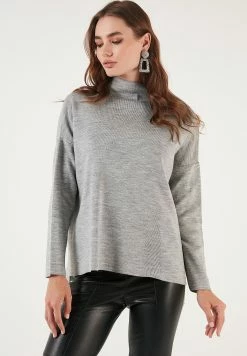 LELA Long Back- Trui - Grey 15 LELA Long Back- Trui - Grey -LELA Winkel 24653904d0ab4e0cad23e1ba3ee5d395