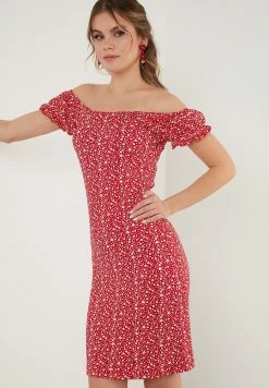 LELA Regular Fit - Etui-Jurk - Red -LELA Winkel 2470450d96674cc183ac8f1fa9d5db15