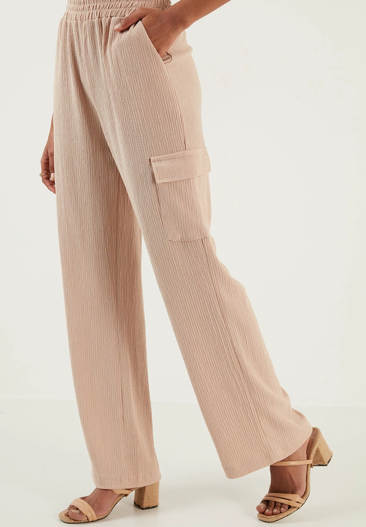 LELA Regular Fit - Cargobroek - Stone 3 LELA Regular Fit - Cargobroek - Stone