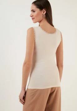 LELA Slim Fit - Top - Stone Colored -LELA Winkel 24e18b5db16d44c7bd90cf100d7a10fb