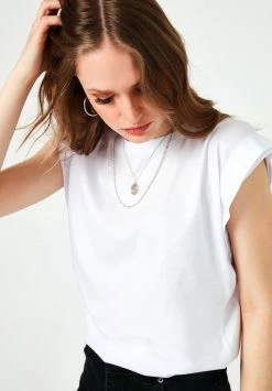 LELA Crew Neck - T-Shirt Basic - White -LELA Winkel 24e2f9269ce74ed28a87053cb3825acf