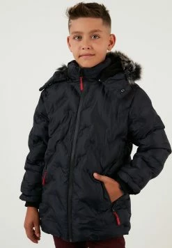 LELA Regular Fit - Winterjas - Mottled Black -LELA Winkel 2552a5d7b3c54061a347b030d3b28a19