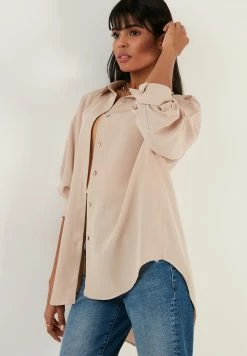 LELA Loose Fit - Overhemdblouse - Stone -LELA Winkel 27a4ca794a8d44a7b47e50860e01c970