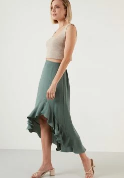 LELA Regular Fit - A-Lijn Rok - Mint -LELA Winkel 282bdb853e604158befb623b71eb2551