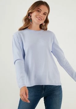 LELA Trui - Blue -LELA Winkel 28e07384676047f4a3328c4fb54c67f4